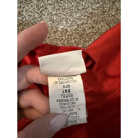 Adams USA Youth Mesh Red Football half shirt - Youth L. - Picture 3 of 3